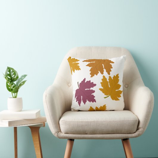 Autumn Maple Leaves Modern クッション (椅子)