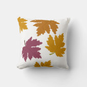 Autumn Maple Leaves Modern クッション (正面)