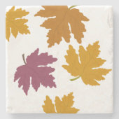 Autumn Maple Leaves Modern  ストーンコースター (正面)