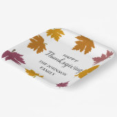 Autumn Maple Leaves Modern  ペーパープレート (傾斜あり)