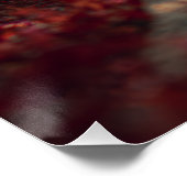 Autumn Maple Pagoda Temple Staircase Glow ポスター (コーナー)