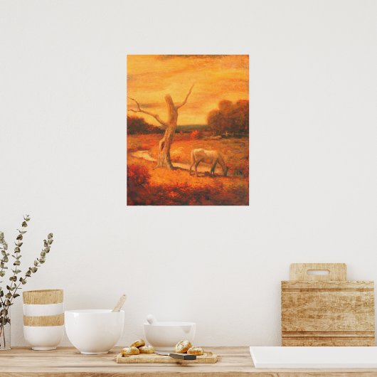 Autumn Meadows - Albert Pinkham Ryder Poster ポスター (キッチン)