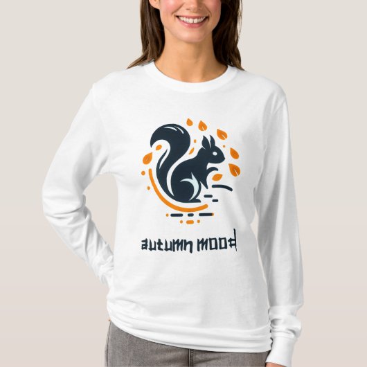 Autumn Mood: Yellow Leaf T-shirt #6 Tシャツ (正面)