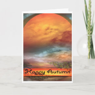 Autumn Moon Card カード