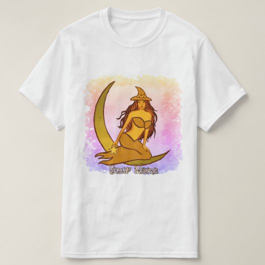 Autumn Moon Witch Tシャツ (デザイン正面)