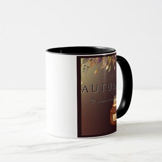 Autumn Morning and Evening マグカップ (正面右)