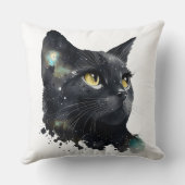 Autumn Mountain Landscape Throw Pillow クッション (裏面)