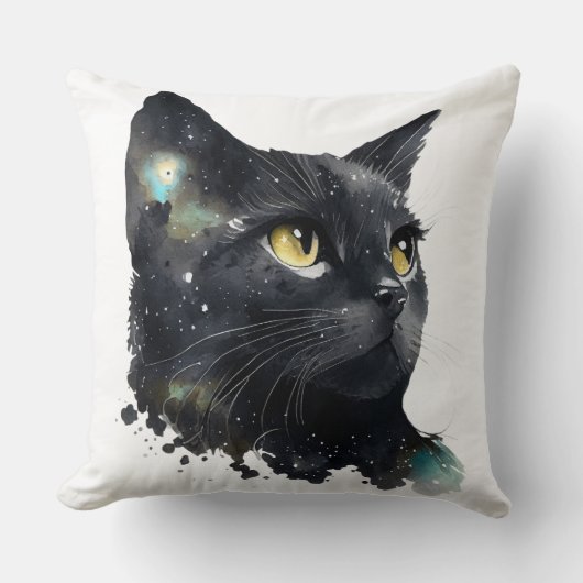 Autumn Mountain Landscape Throw Pillow クッション (正面)