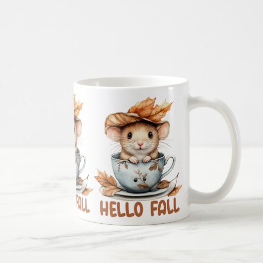 Autumn Mouse Coffee Mug コーヒーマグカップ (右)