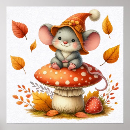 Autumn Mouse Poster ポスター (正面)