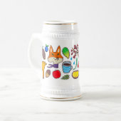 Autumn mug ビールジョッキ (正面左)