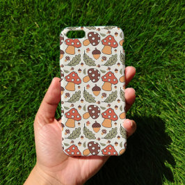 Autumn Mushroom & Acorn Phone Case Case-Mate iPhone 14ケース