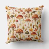 Autumn Mushrooms クッション (裏面)