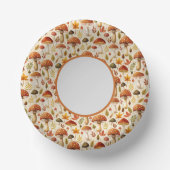 Autumn Mushrooms ペーパーボウル (正面)