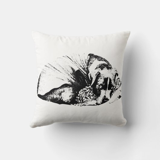 Autumn Nesting Spirit クッション (裏面)