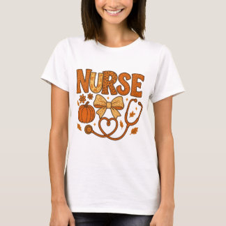 Autumn Nursing｜Pumpkins Fall nursing｜Fall nurse pn Tシャツ