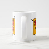 Autumn Oak Leaves ジャンボコーヒーマグカップ (裏面)