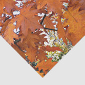 Autumn Oak Leaves Floral 薄葉紙 (詳細)