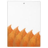 Autumn Orange Leaves Clipboard クリップボード (裏面)