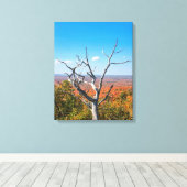 Autumn Overlook at Mount Bohemia キャンバスプリント (インサイチュ (ウッドフロア))
