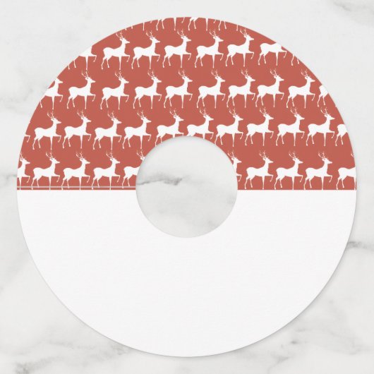 Autumn owl and pumpkin wine glass label ワイングラスタグ (正面)