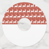 Autumn owl and pumpkin wine glass label ワイングラスタグ (裏面)