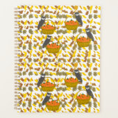 Autumn Owl Pumpkin Basket Planner and Agenda   プランナー手帳 (正面)