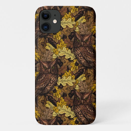 Autumn owls Case-Mate iPhoneケース (裏面)