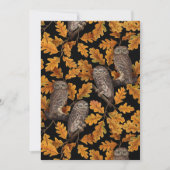 Autumn owls on black (正面)
