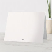 Autumn Pampas Grass Thank You Card | Neutral Boho サンキューカード (裏面)