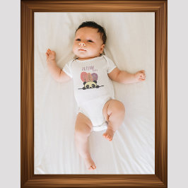 Autumn Panda ベビーボディスーツ