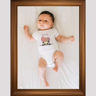 Autumn Panda ベビーボディスーツ