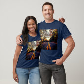 Autumn Path with a Wolf – Mystic Forest Concept Tシャツ (ユニセックス)
