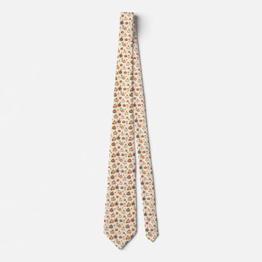 Autumn Pattern Neck Tie ネクタイ (正面)