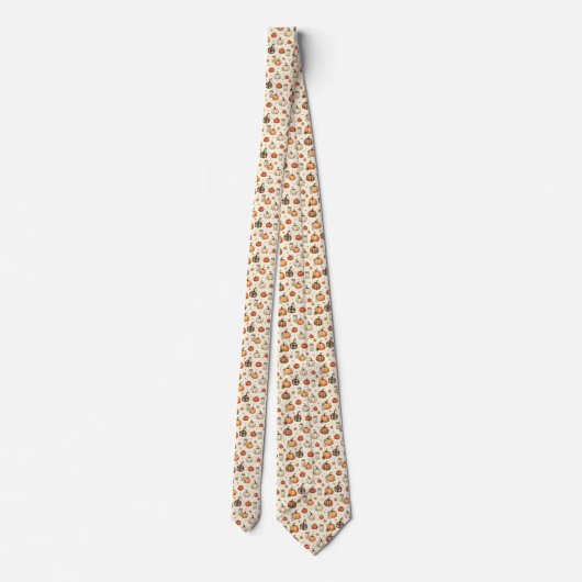 Autumn Pattern Neck Tie ネクタイ (裏面)