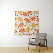 autumn pattern vintage seamless pattern タペストリー (インサイチュ(横))