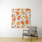 autumn pattern vintage seamless pattern タペストリー (インサイチュ)