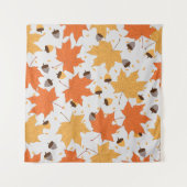 autumn pattern vintage seamless pattern タペストリー (正面)