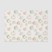 Autumn Peach Mint Pumpkins  薄葉紙 (正面)