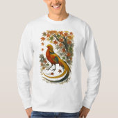 【Autumn Phoenix Bird Long Sleeve T-Shirt】 Tシャツ (正面)