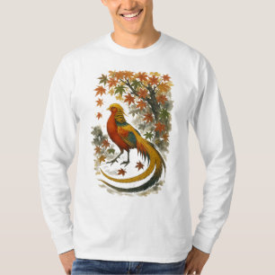 【Autumn Phoenix Bird Long Sleeve T-Shirt】 Tシャツ
