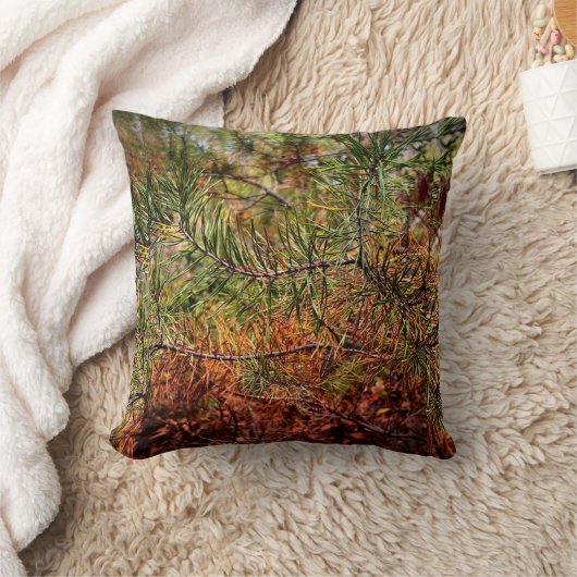 Autumn Pine Needles  クッション (ブランケット)