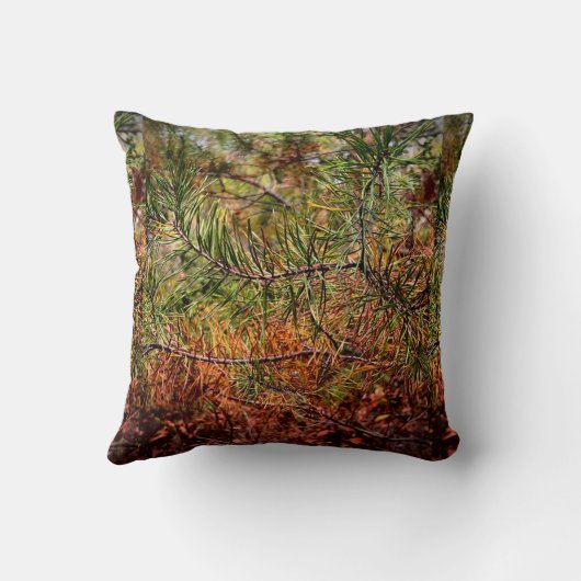 Autumn Pine Needles  クッション (裏面)
