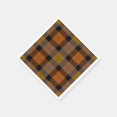Autumn Plaid スタンダードカクテルナプキン (角)
