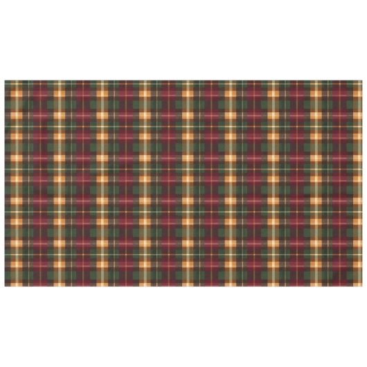Autumn Plaid  テーブルクロス (正面(横))