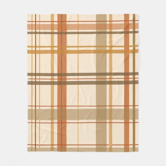 Autumn Plaid Fleece Blanket フリースブランケット (正面)