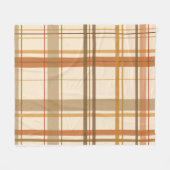 Autumn Plaid Fleece Blanket フリースブランケット (正面(横))