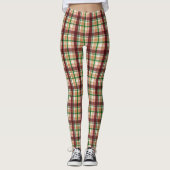 Autumn Plaid Pattern  レギンス (正面)
