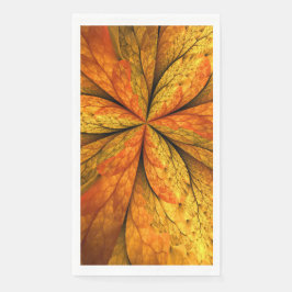 Autumn Plant, Modern Abstract Fractal Art Leaf