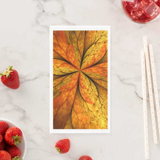 Autumn Plant, Modern Abstract Fractal Art Leaf (インサイチュ)